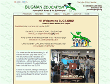 Tablet Screenshot of bugs.org